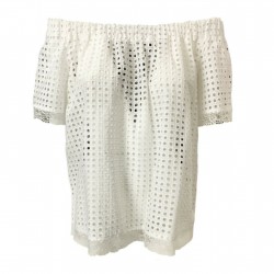 HANITA Blusa donna sangallo...