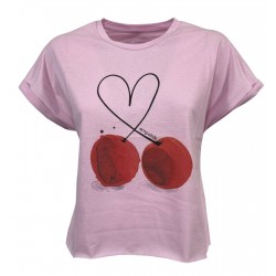 EMPATHIE T-shirt donna rosa...