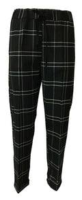 LIVIANA CONTI pantalone donna quadri nero/bianco F0WM33 MADE IN ITALY