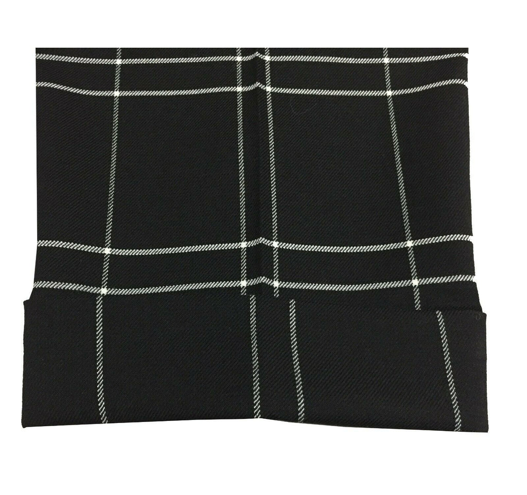 LIVIANA CONTI pantalone donna quadri nero/bianco F0WM33 MADE IN ITALY