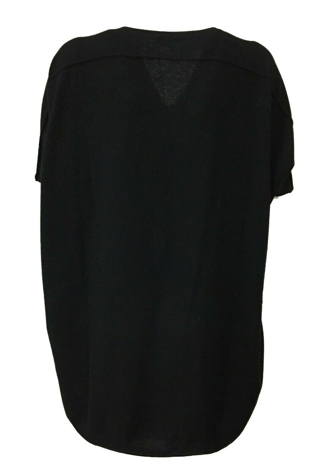LIVIANA CONTI maglia donna over nera mezze maniche F0WB01  MADE IN ITALY