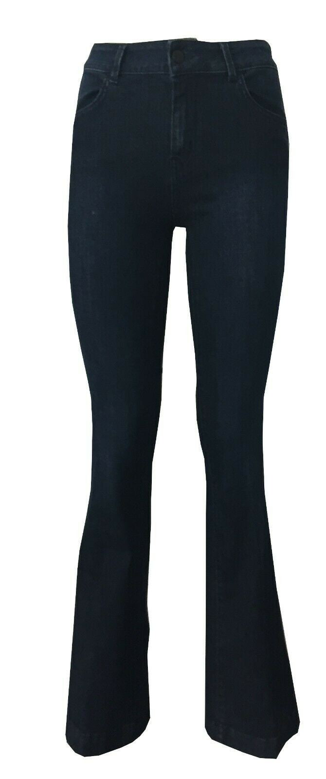 7.24 jeans donna scuro a zampa mod EVELIN MADE IN ITALY