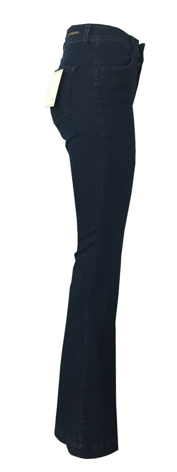 7.24 jeans donna scuro a zampa mod EVELIN MADE IN ITALY