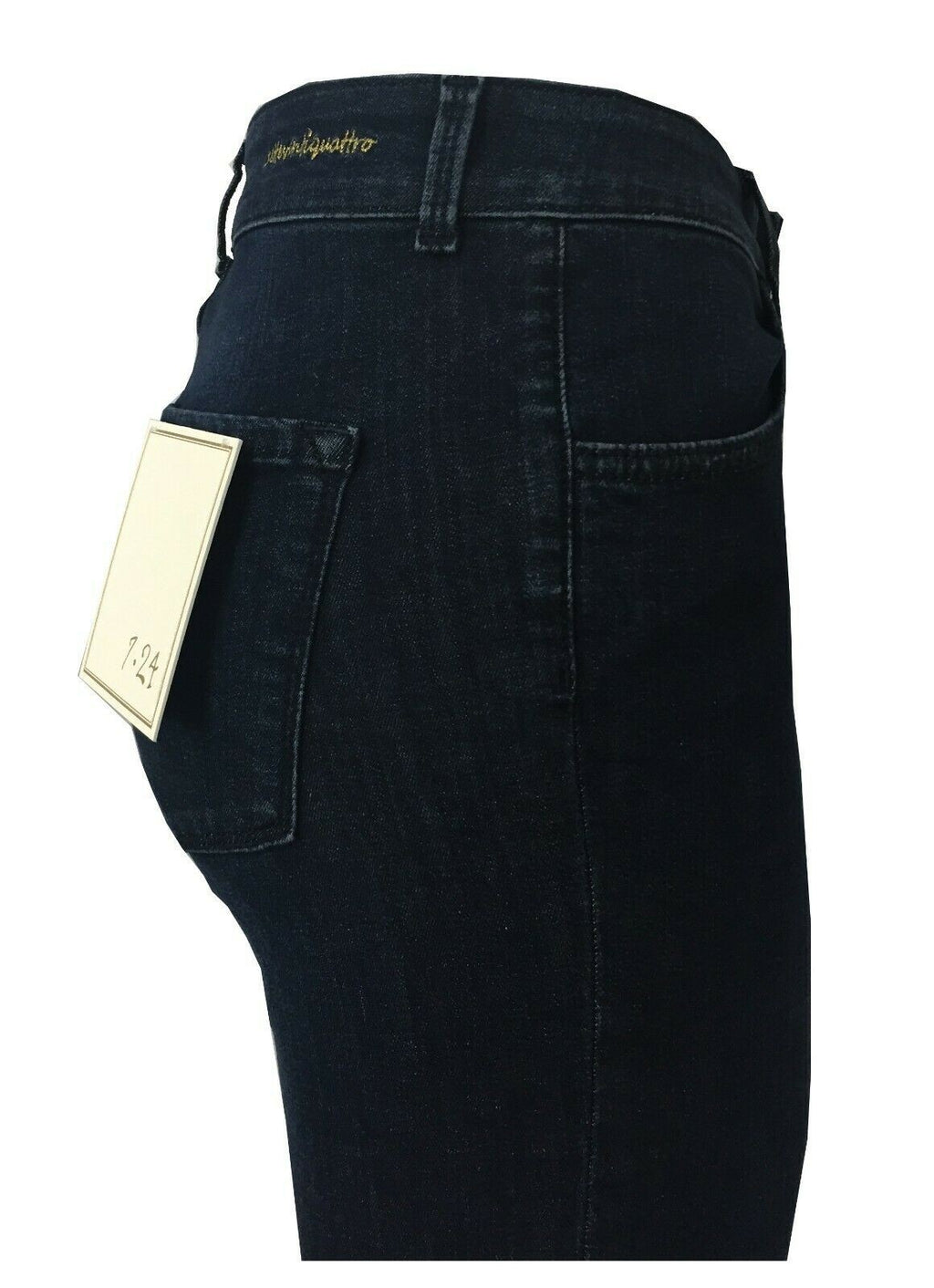 7.24 jeans donna scuro a zampa mod EVELIN MADE IN ITALY
