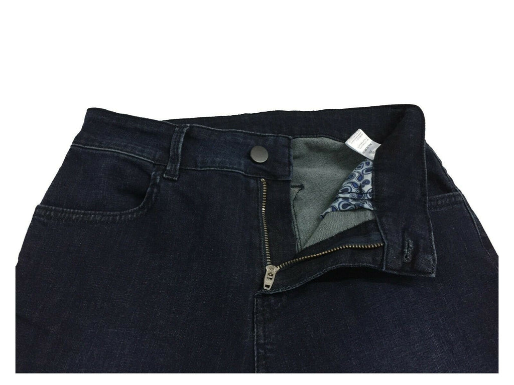 7.24 jeans donna scuro a zampa mod EVELIN MADE IN ITALY