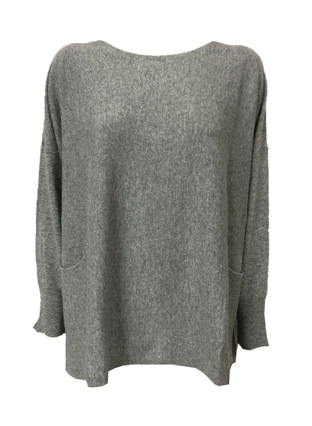 LA FEE MARABOUTEE maglia donna girocollo over manica lunga FC5111 MADE IN ITALY