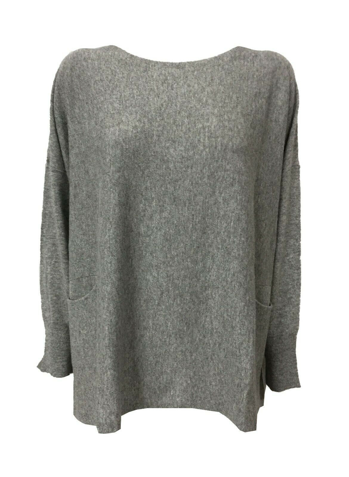 LA FEE MARABOUTEE maglia donna girocollo over manica lunga FC5111 MADE IN ITALY