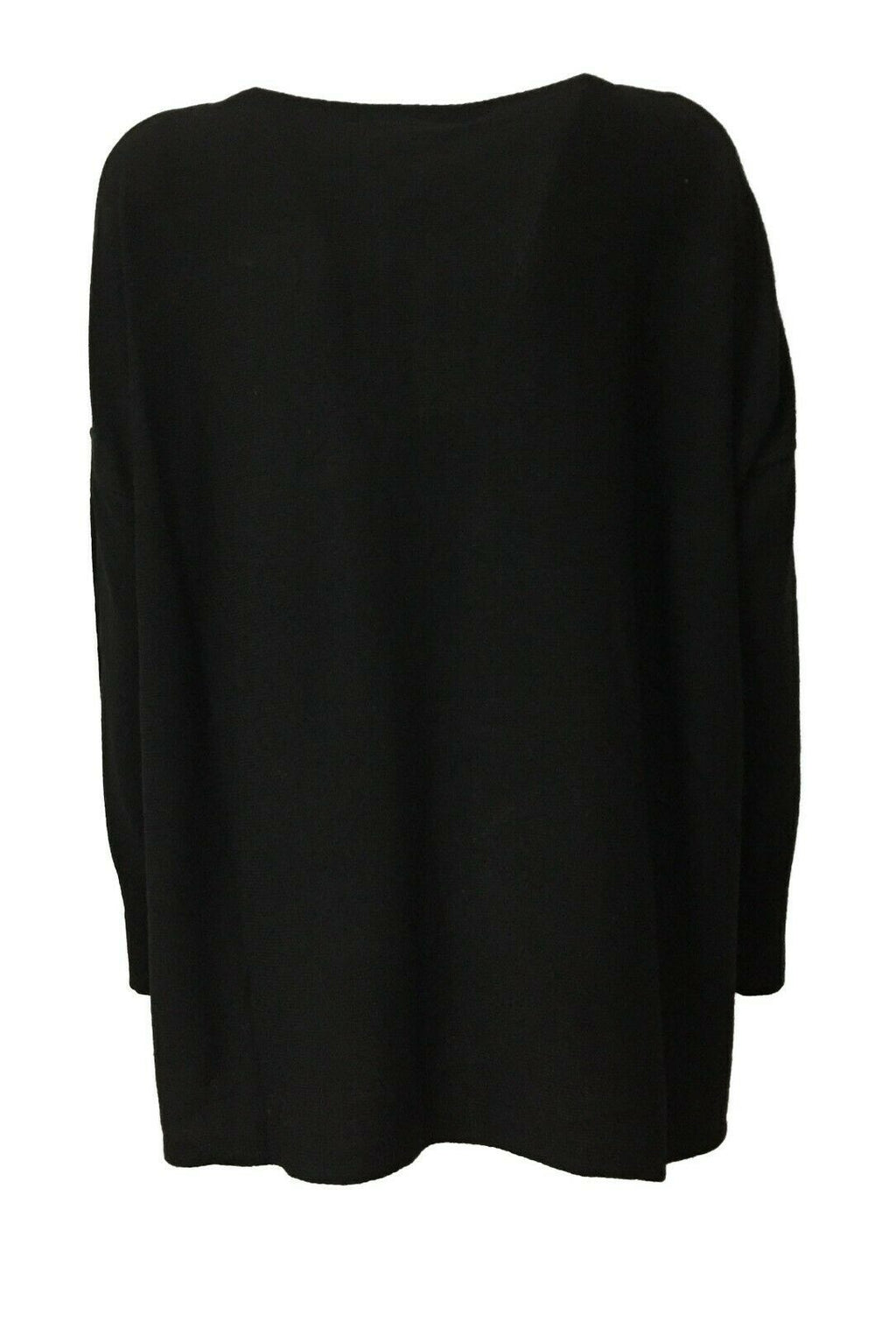 LA FEE MARABOUTEE maglia donna girocollo over manica lunga FC5111 MADE IN ITALY