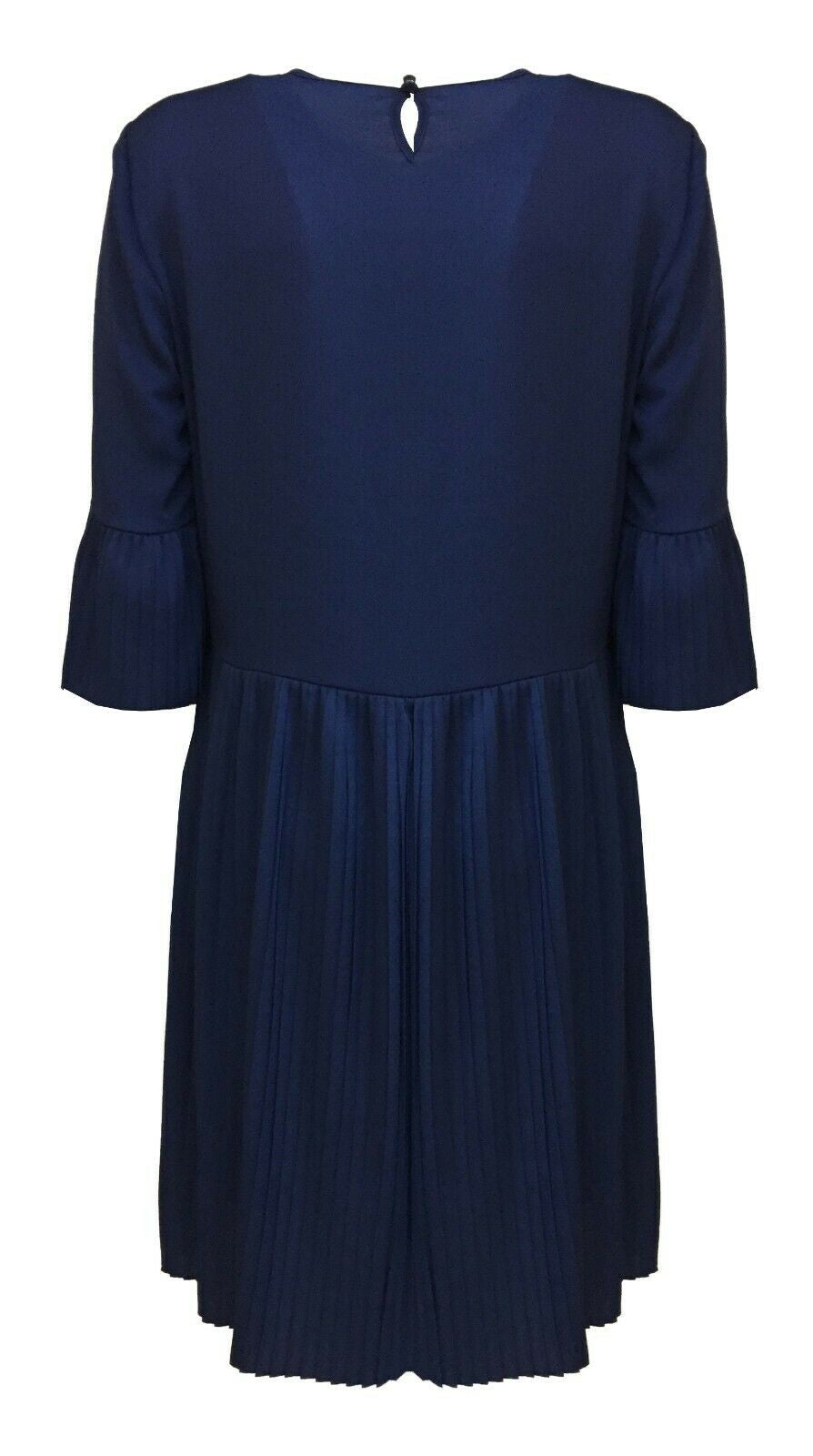 LA FEE MARABOUTEE abito donna manica 3/4 bluette art FC5197  MADE IN ITALY