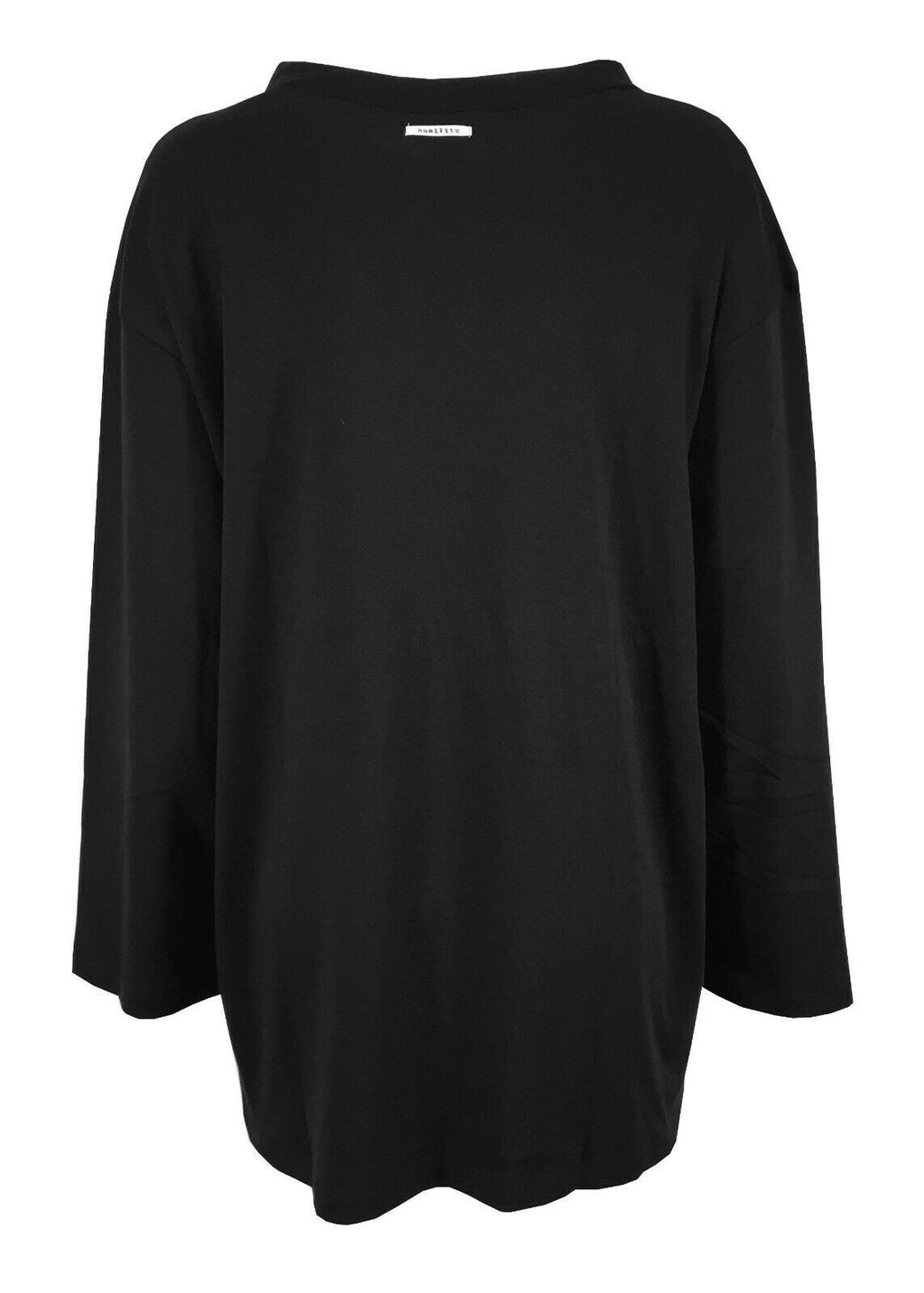 HUMILITY 1949 maglia donna over nero manica lunga art HB2144  MADE IN PORTUGAL