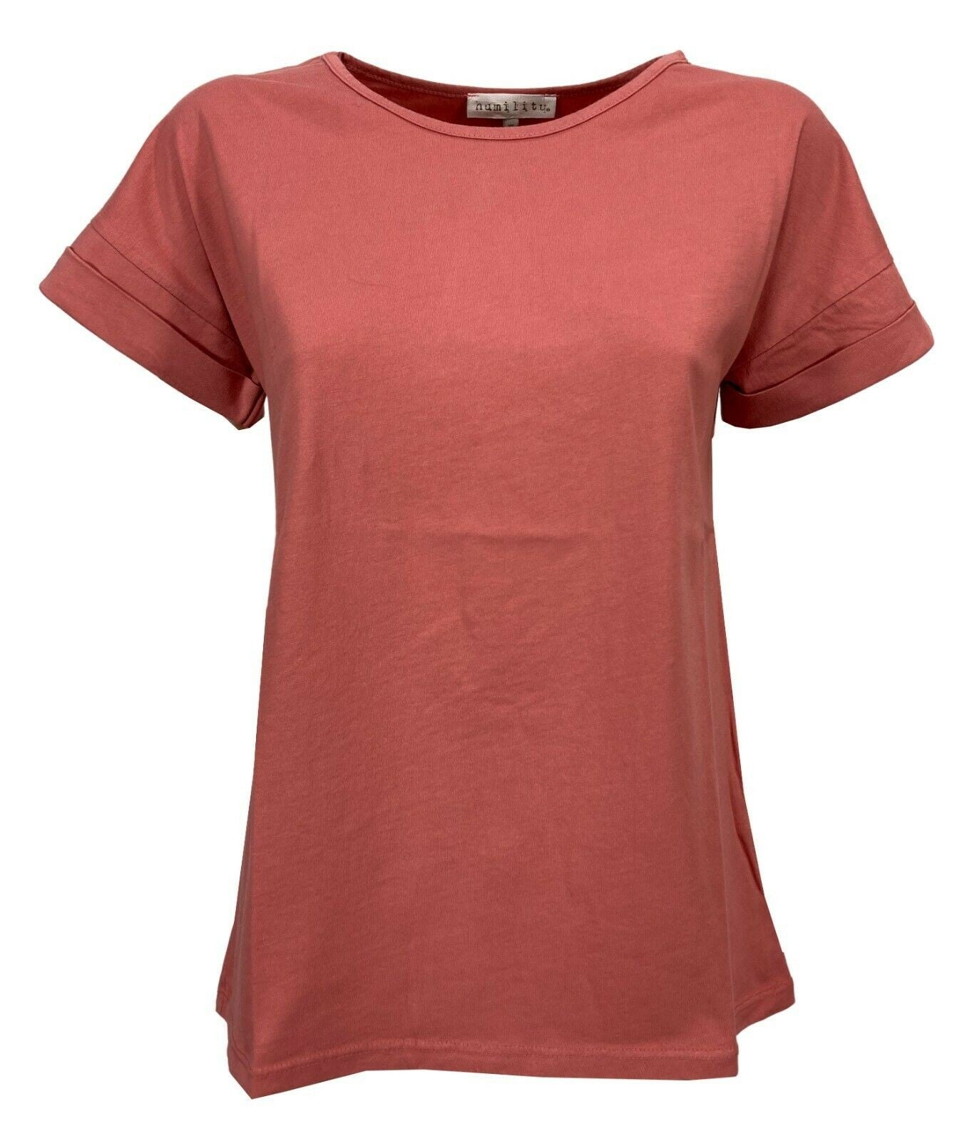 HUMILITY t-shirt donna mezza manica girocollo art HA-TS-ALEXANNE 100% cotone MADE IN ITALY