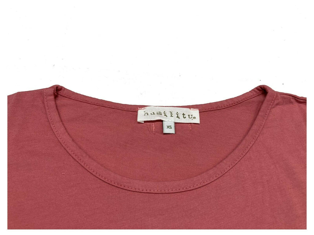 HUMILITY t-shirt donna mezza manica girocollo art HA-TS-ALEXANNE 100% cotone MADE IN ITALY