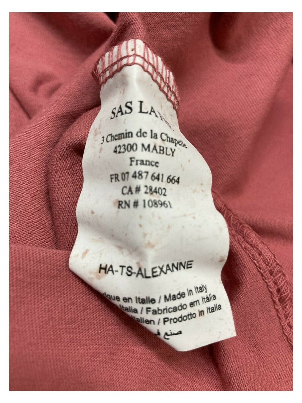 HUMILITY t-shirt donna mezza manica girocollo art HA-TS-ALEXANNE 100% cotone MADE IN ITALY