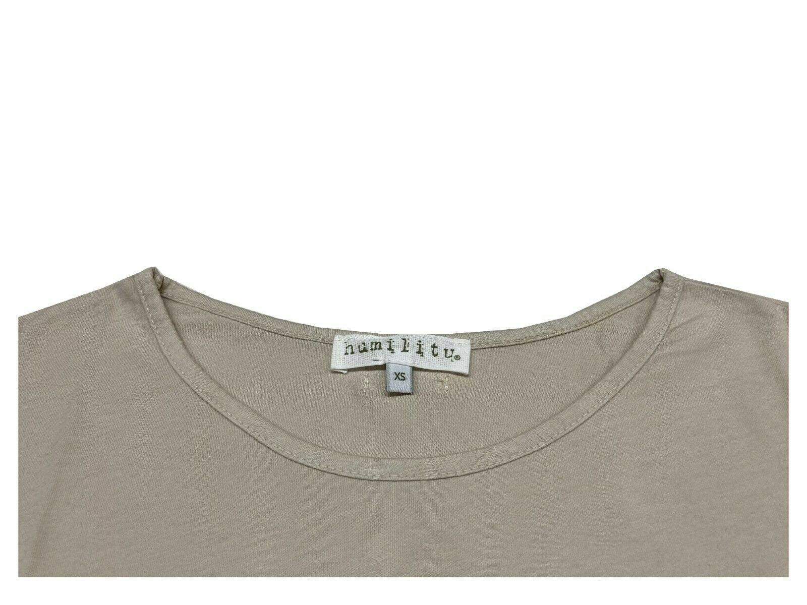 HUMILITY t-shirt donna mezza manica girocollo art HA-TS-ALEXANNE 100% cotone MADE IN ITALY