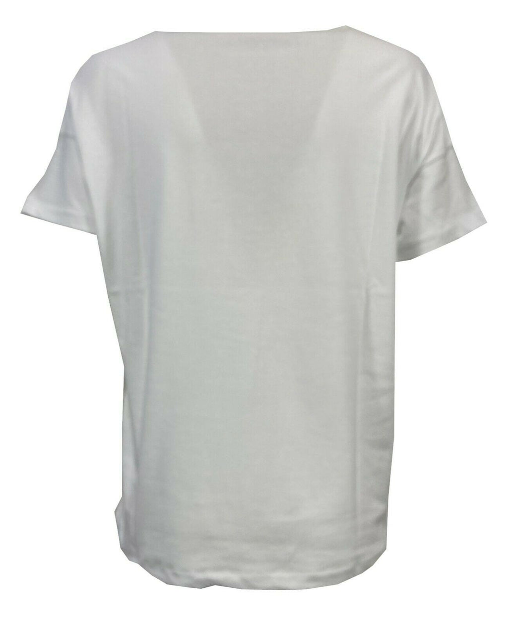 EMPATHIE  T-shirt donna bianca mezza manica S2100301 100% cotone MADE IN ITALY