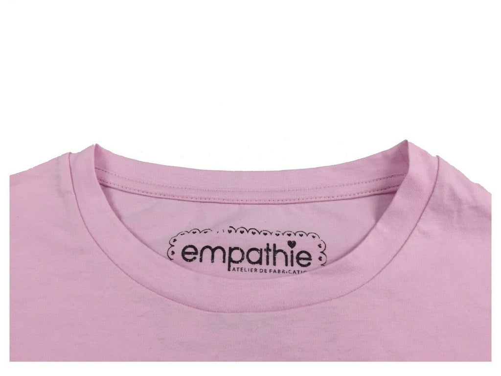 EMPATHIE T-shirt donna rosa mezza manica S2100302 100% cotone MADE IN ITALY