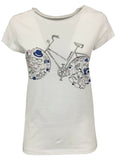 EMPATHIE T-shirt donna mezza manica mod S2100101 100% cotone MADE IN ITALY