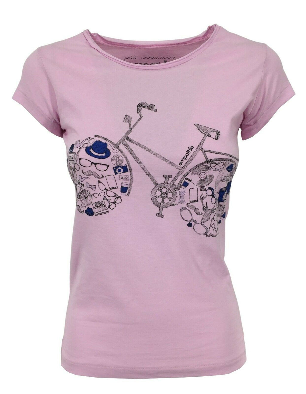 EMPATHIE T-shirt donna mezza manica mod S2100101 100% cotone MADE IN ITALY