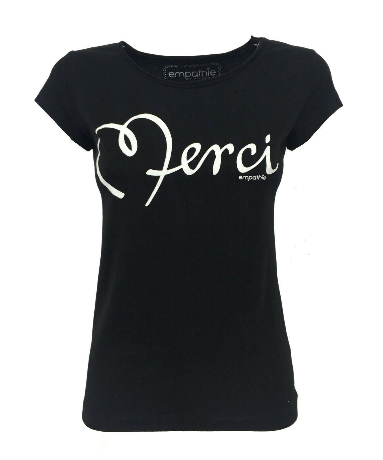 EMPATHIE T-shirt donna mezza manica mod S2100104 100% cotone MADE IN ITALY