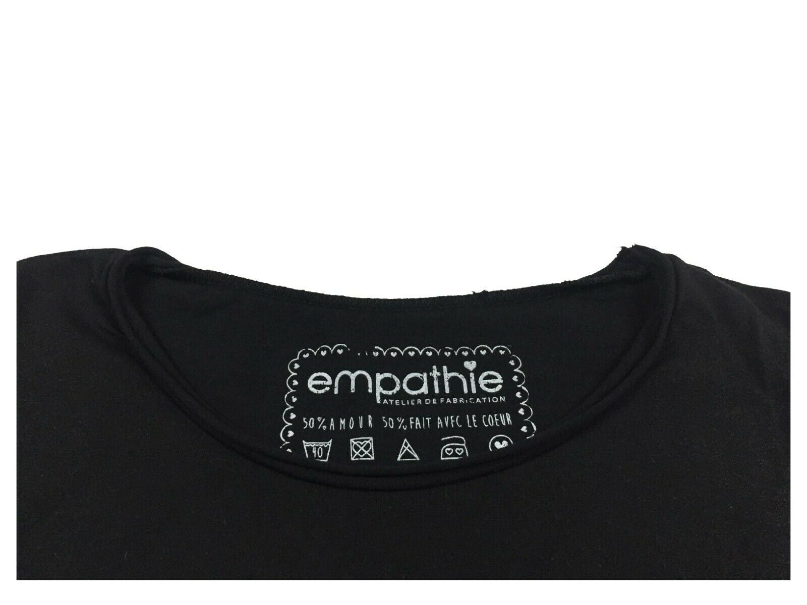 EMPATHIE T-shirt donna mezza manica mod S2100104 100% cotone MADE IN ITALY