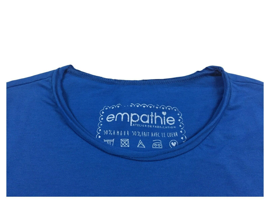 EMPATHIE T-shirt donna mezza manica mod S2100104 100% cotone MADE IN ITALY