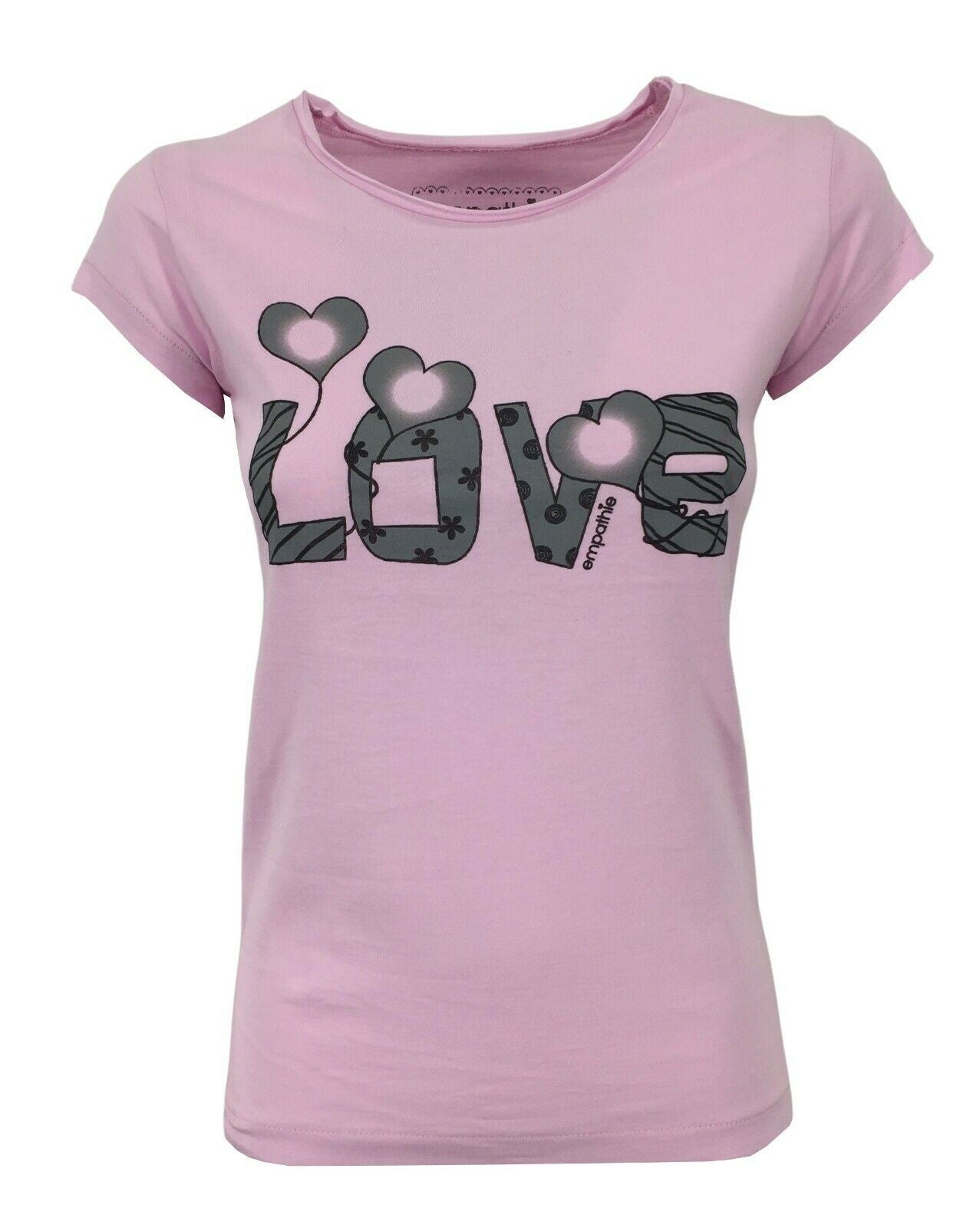 EMPATHIE T-shirt donna mezza manica mod S2100105 100% cotone MADE IN ITALY