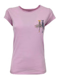 EMPATHIE T-shirt donna mezza manica rosa mod S2100103 100% cotone MADE IN ITALY