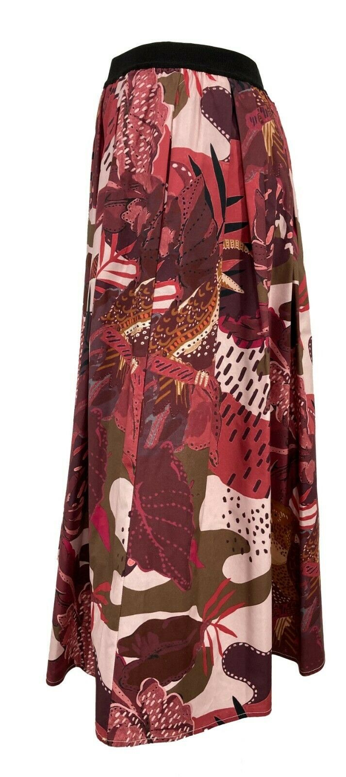 MYTHS gonna donna fantasia bordeaux/rosa/fango 21D90 413 MADE IN ITALY