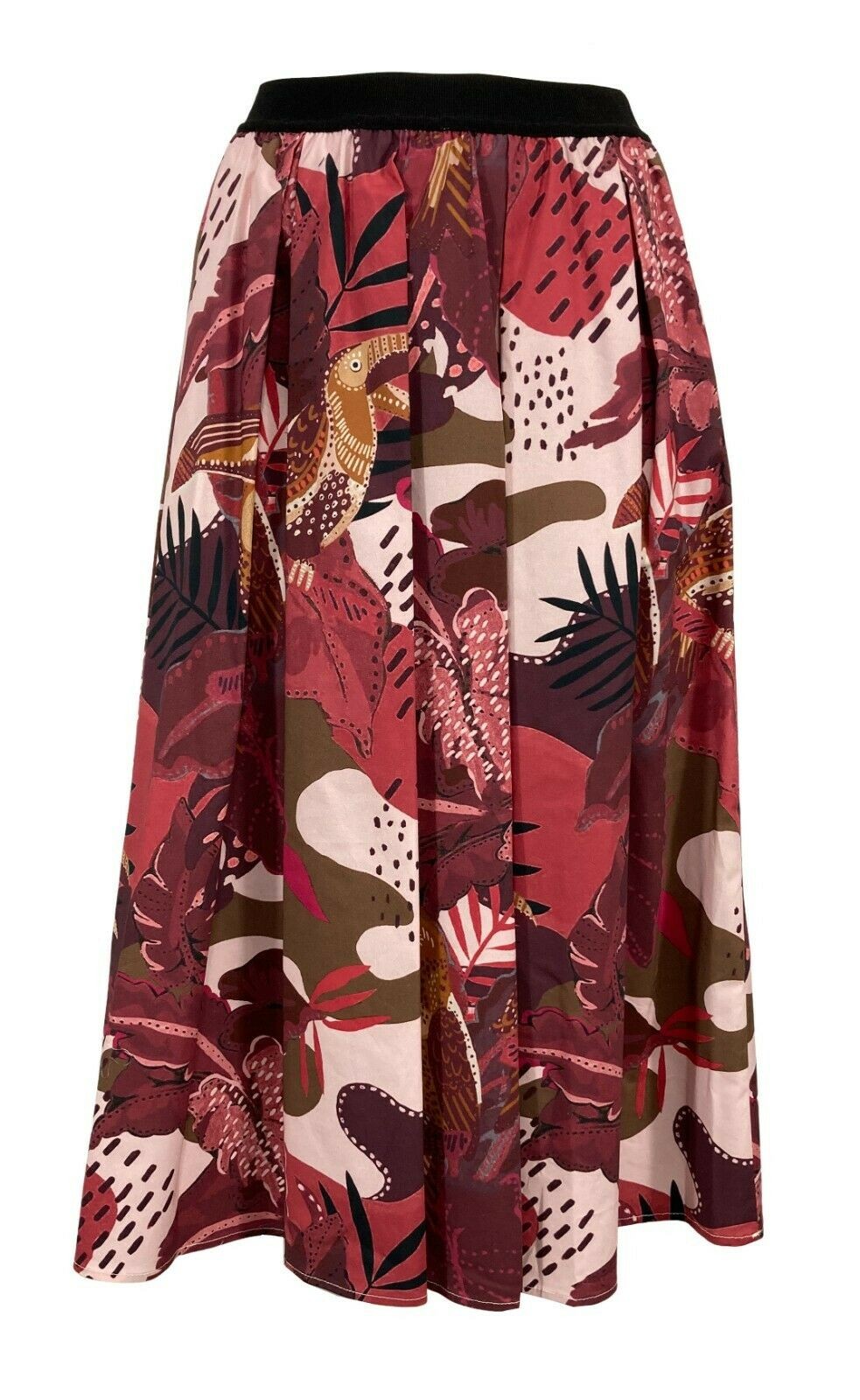 MYTHS gonna donna fantasia bordeaux/rosa/fango 21D90 413 MADE IN ITALY