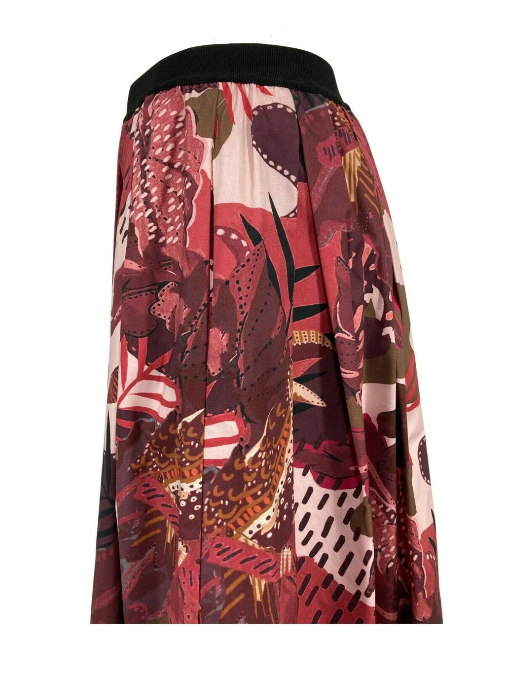 MYTHS gonna donna fantasia bordeaux/rosa/fango 21D90 413 MADE IN ITALY