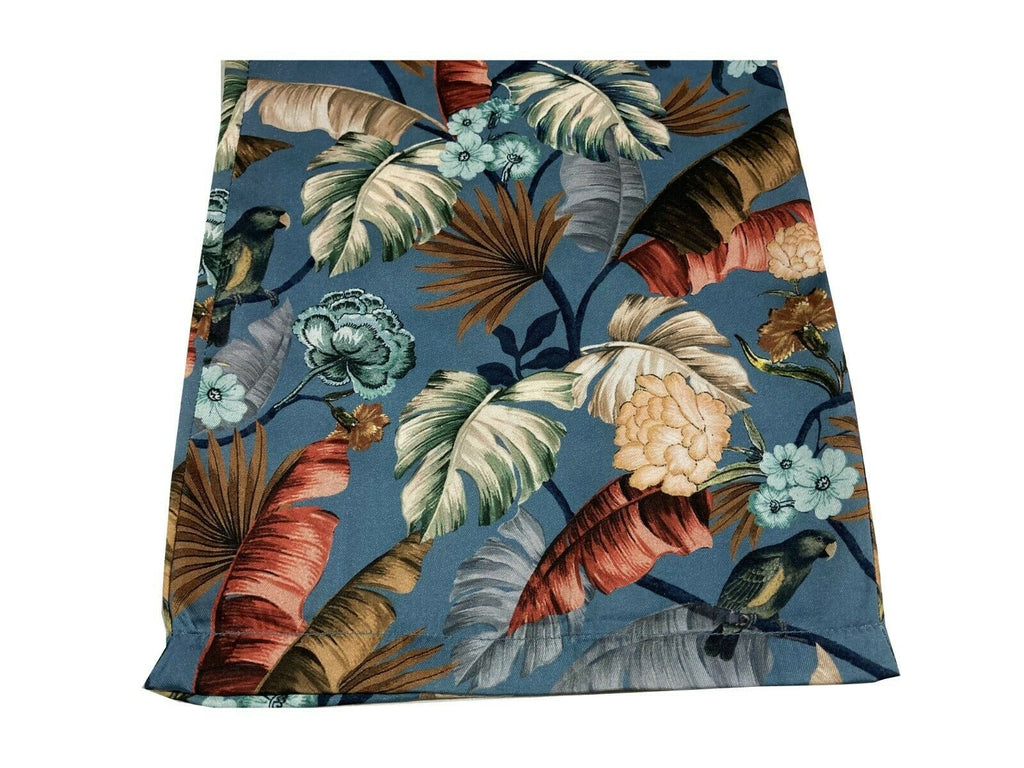 LA FEE MARABOUTEE pantalone donna fantasia celeste/fiori art FA-PA-LAUDE MADE IN ITALY