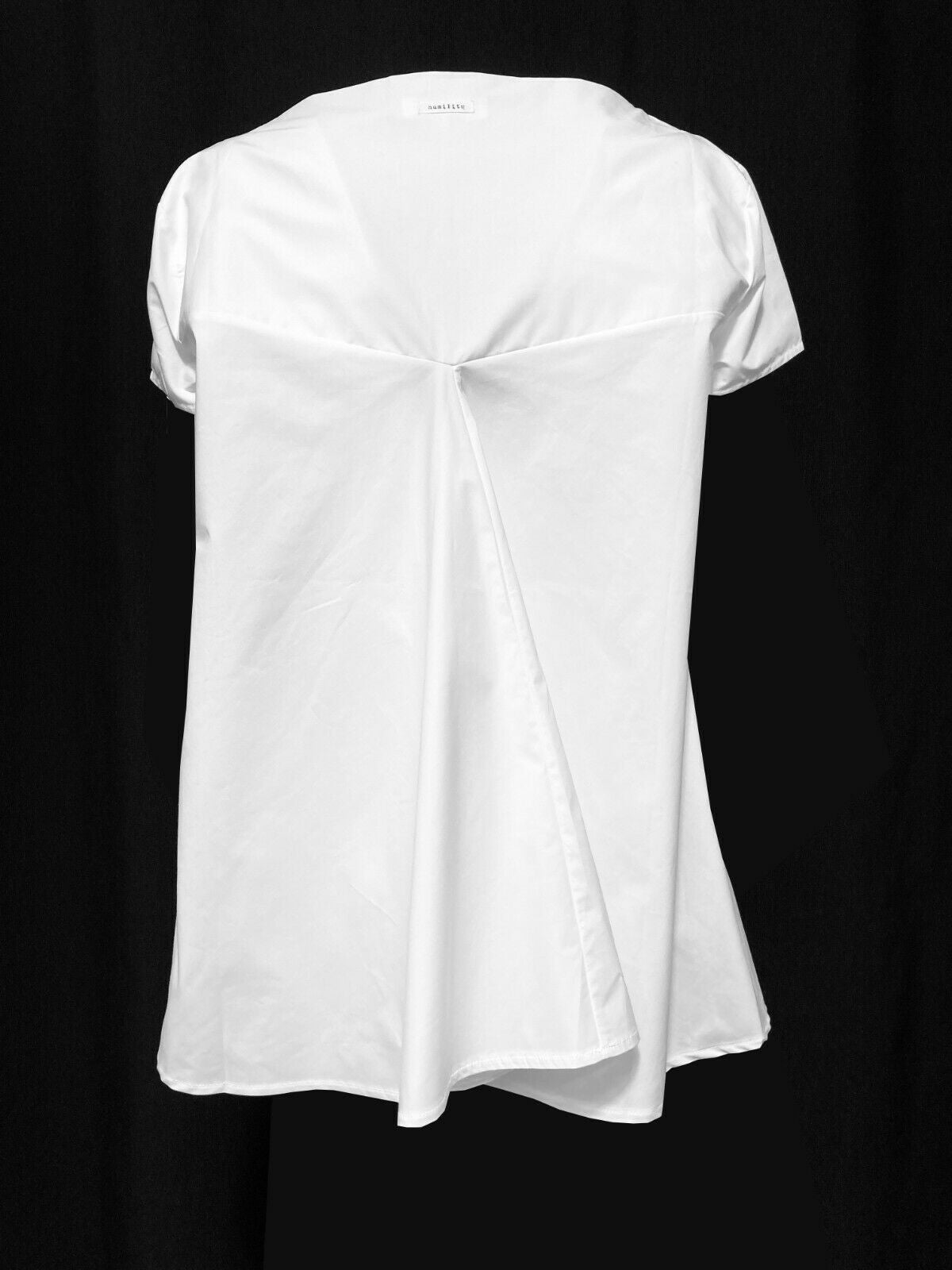 HUMILITY 1949 blusa donna mezza manica asimmetrica over art HA-TO-ARIANE MADE IN ITALY