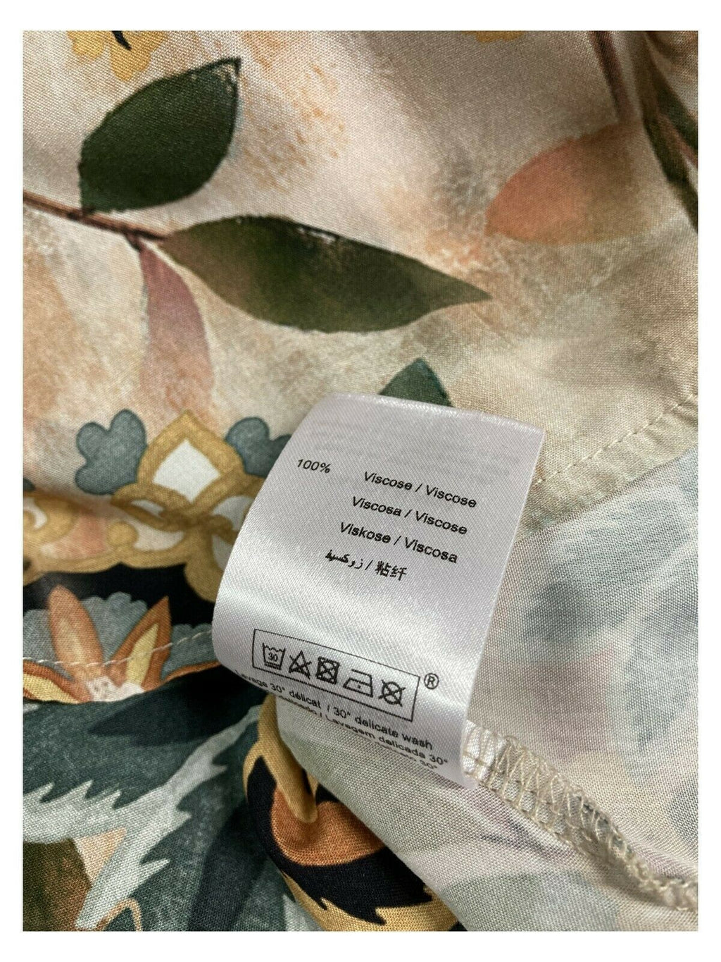 LA FEE MARABOUTEE abito donna fantasia beige/giallo/verde art FA-RO-LALAINA MADE IN ITALY