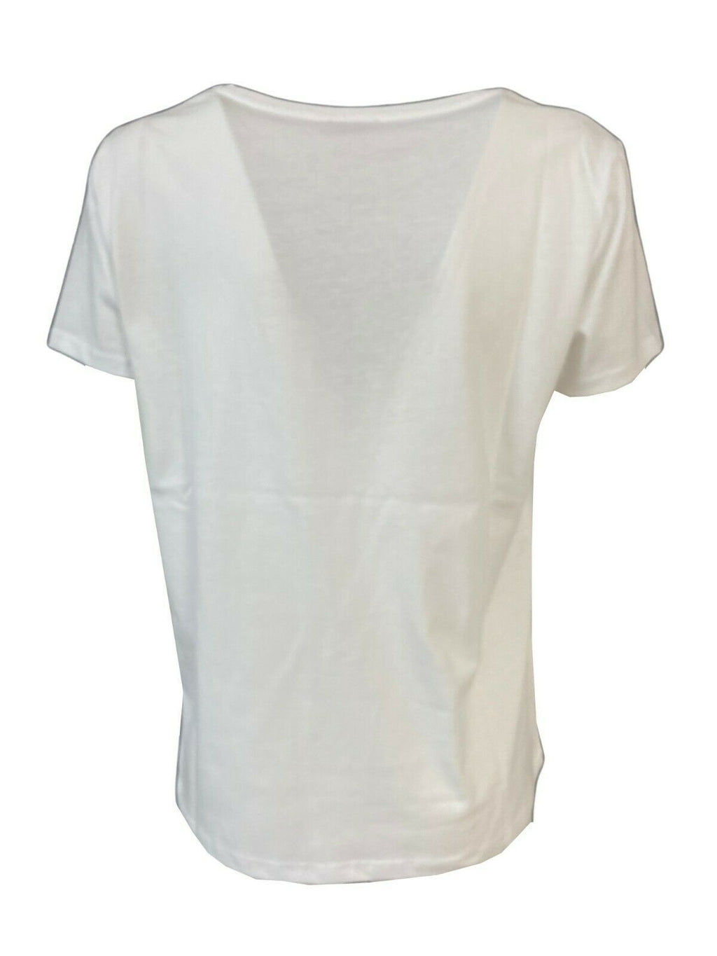 LA FEE MARABOUTEE t-shirt donna bianca stampa fuxia art FA-TS-BELMOND 100% cotone organico