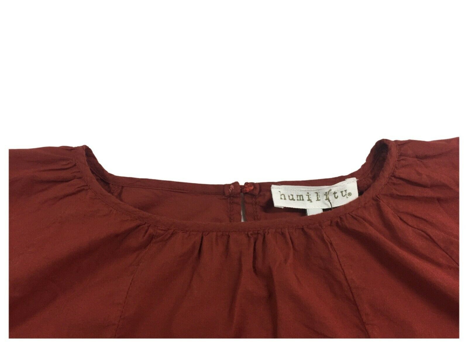 HUMILITY 1949 blusa donna colore mattone art HA-TO-CECILIE 100% cotone MADE IN ITALY