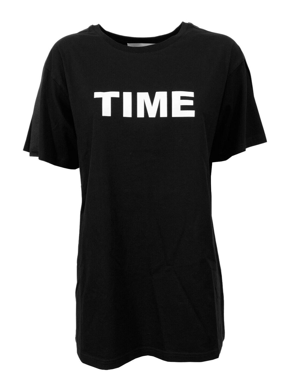 LIVIANA CONTI maxi t-shirt nera art L1SW20 100% cotone