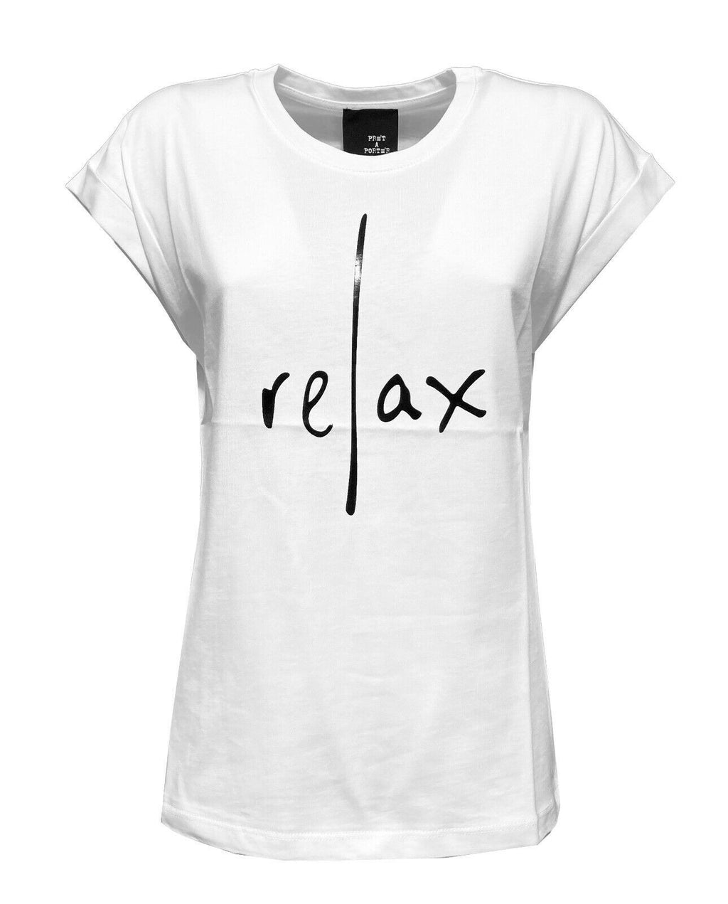 PRET A PORTER VENEZIA t-shirt donna girocollo art RELAX 100% cotone MADE IN ITALY