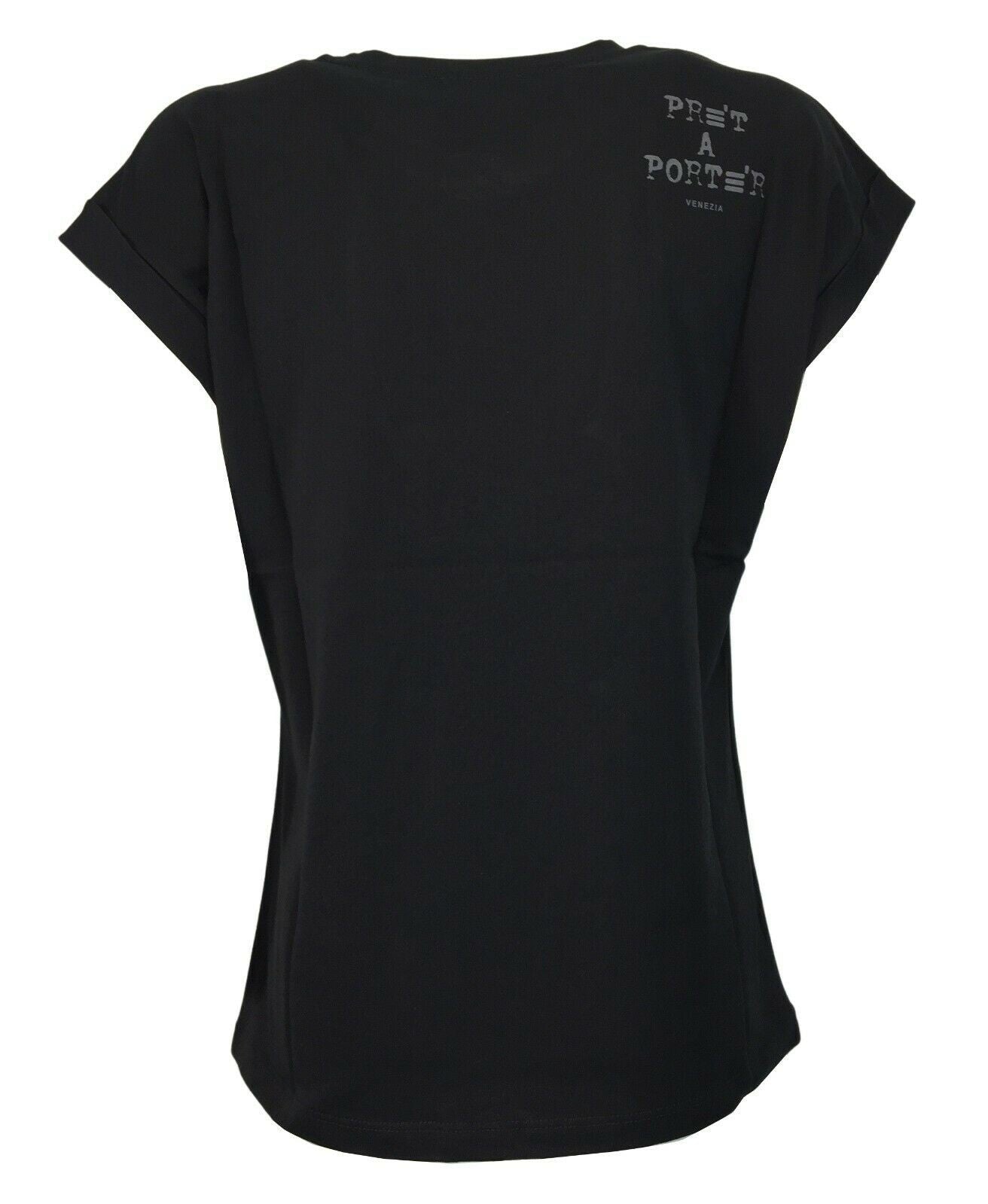 PRET A PORTER VENEZIA t-shirt donna girocollo art RELAX 100% cotone MADE IN ITALY