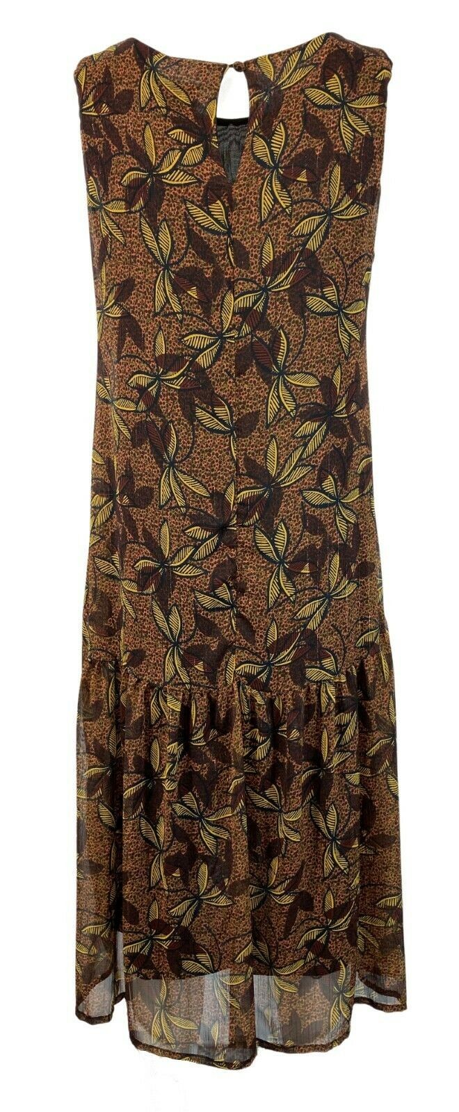 LA FEE MARABOUTEE abito donna fantasia nero/moro/lurex art FA-RO-LIBRE MADE IN ITALY