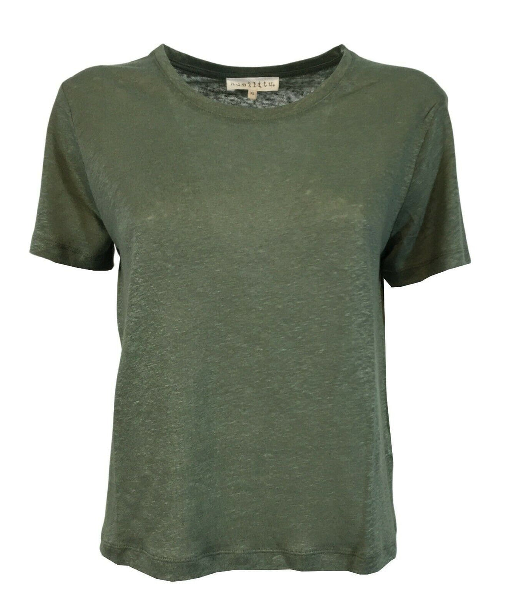 HUMILITY 1949 t-shirt donna mezza manica scollo tondo HA-TS-AUDRAY 100% lino