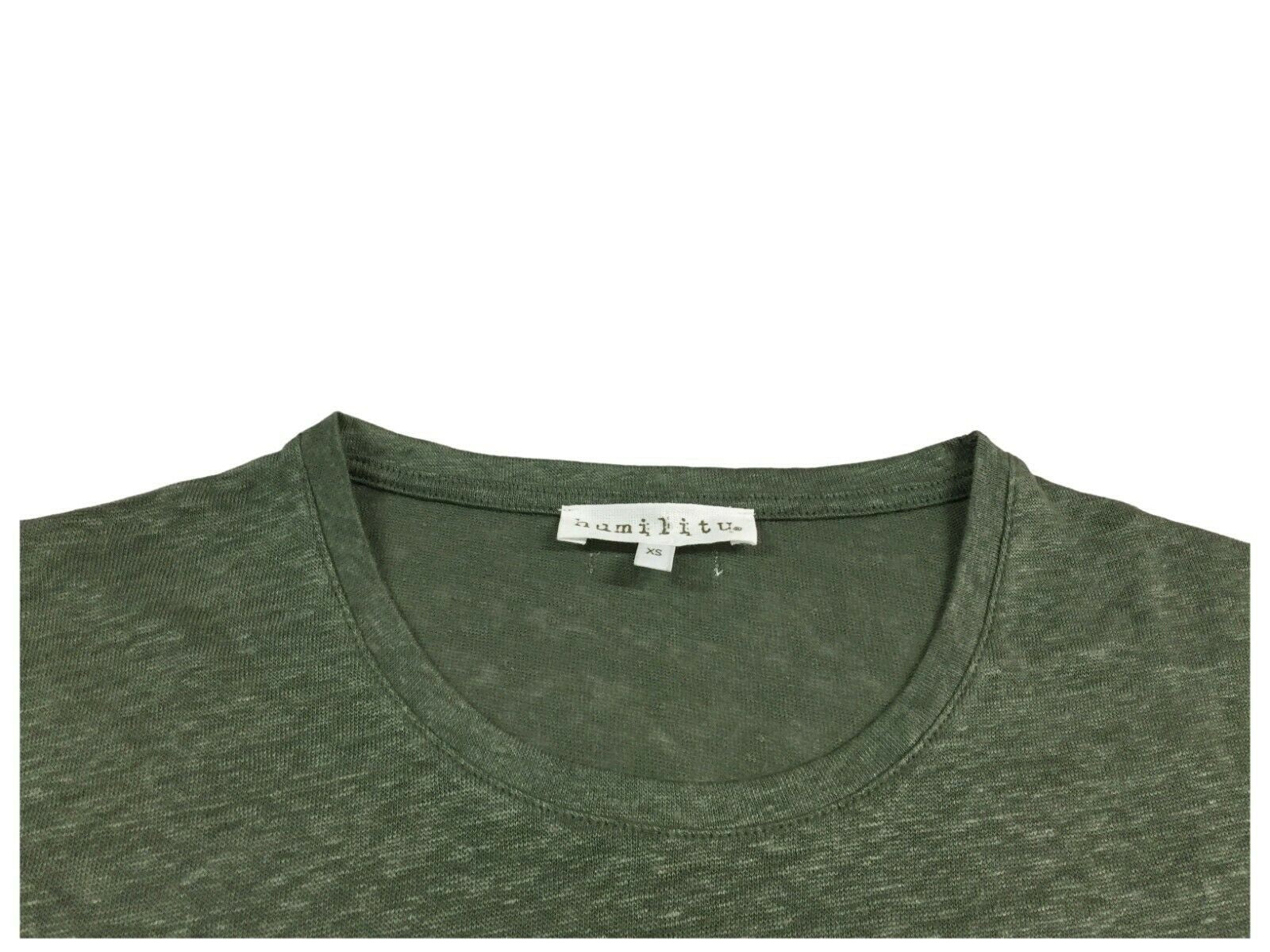 HUMILITY 1949 t-shirt donna mezza manica scollo tondo HA-TS-AUDRAY 100% lino