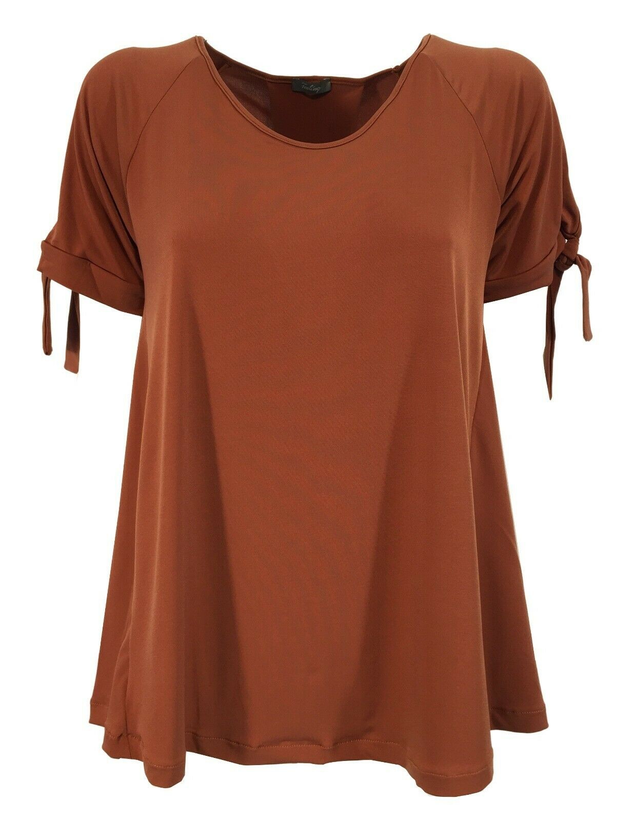 FEELING by JUSTMINE t-shirt donna svasata unita art E2658686 UNITO MADE IN ITALY