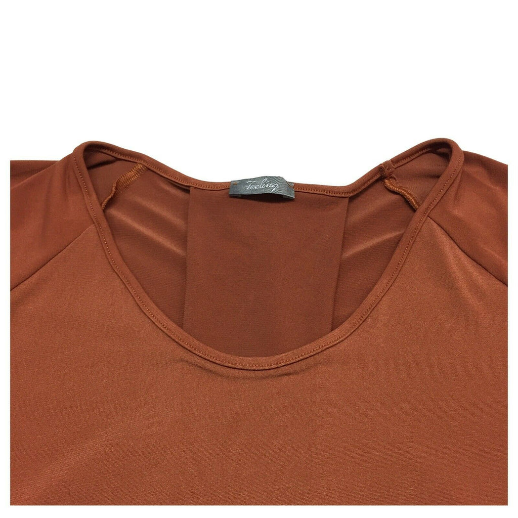 FEELING by JUSTMINE t-shirt donna svasata unita art E2658686 UNITO MADE IN ITALY