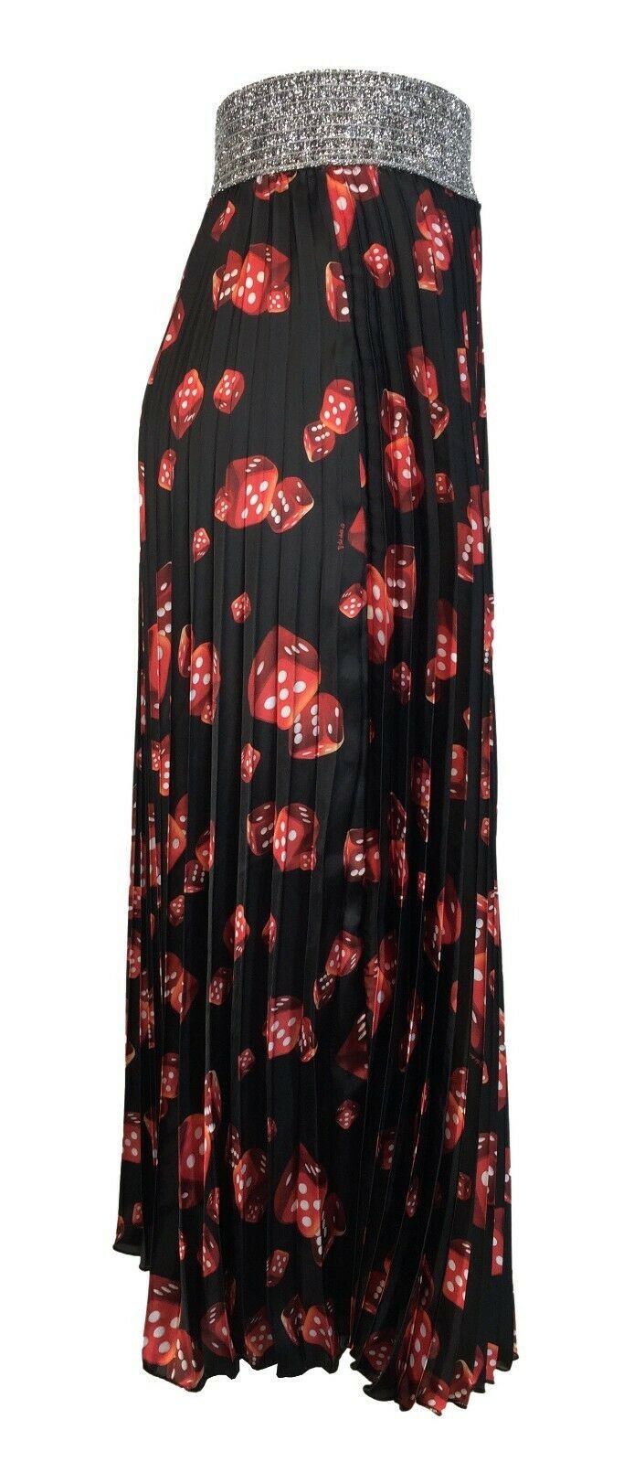 IL THE DELLE 5 gonna donna plissé art LILY 56ST 100% poliestere MADE IN ITALY