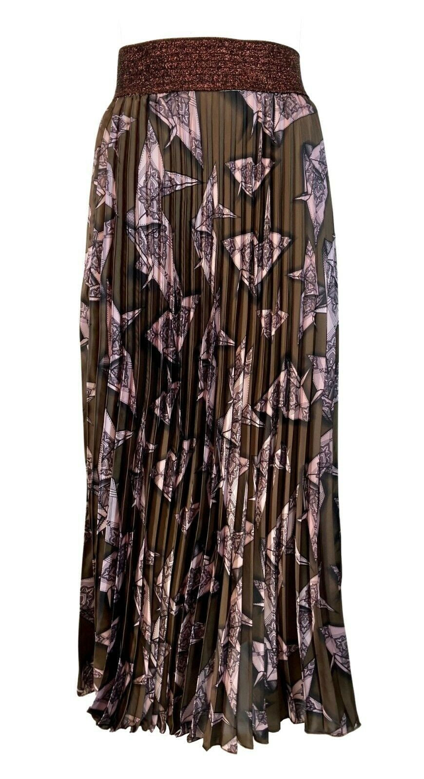 IL THE DELLE 5 gonna donna plissé art LILY 56ST 100% poliestere MADE IN ITALY