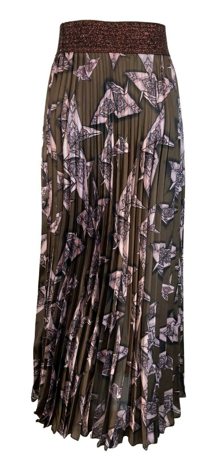 IL THE DELLE 5 gonna donna plissé art LILY 56ST 100% poliestere MADE IN ITALY