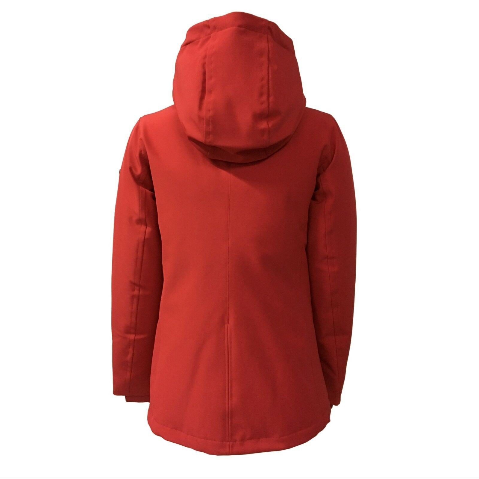 NORWAY giaccone donna rosso con cappuccio fisso in piuma mod MARTHA 85712