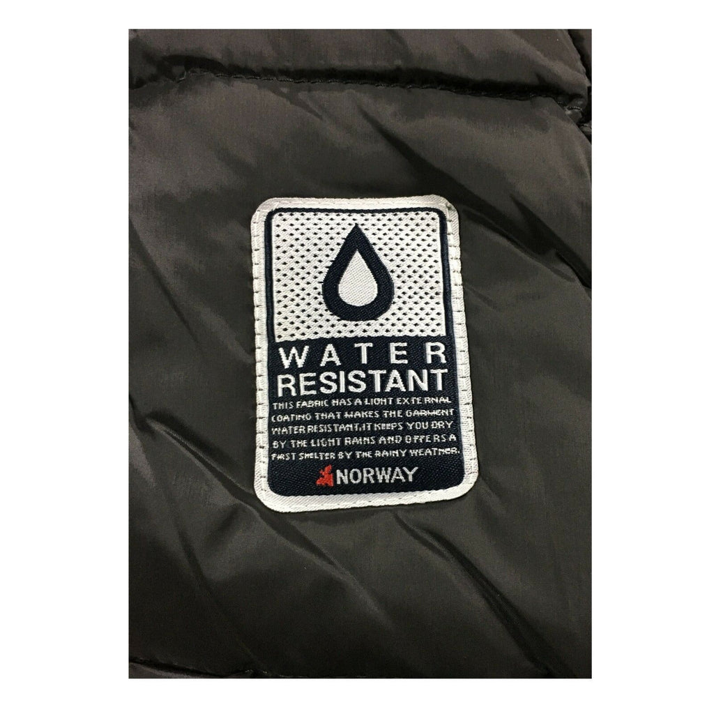 NORWAY giaccone donna rosso con cappuccio fisso in piuma mod MARTHA 85712