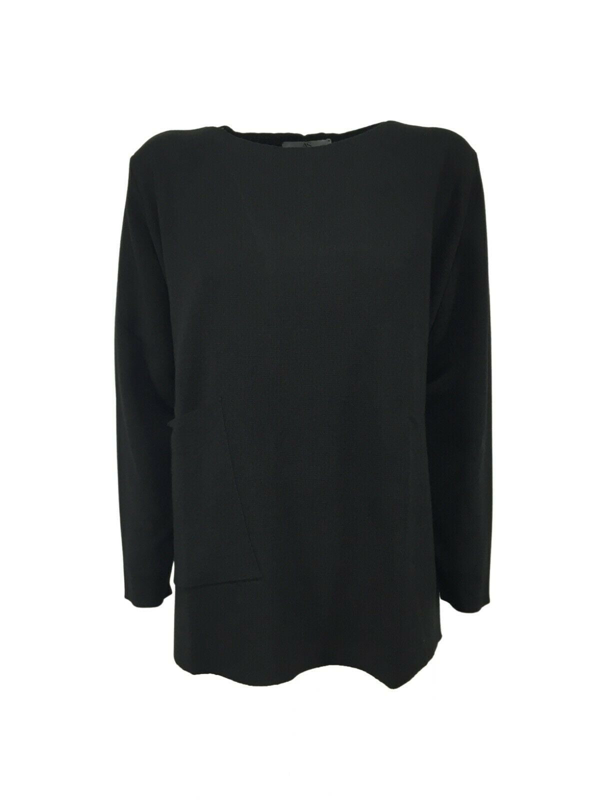 ANNA SERAVALLI maglia donna girocollo art S1044 50% lana 50% acrilico MADE IN ITALY