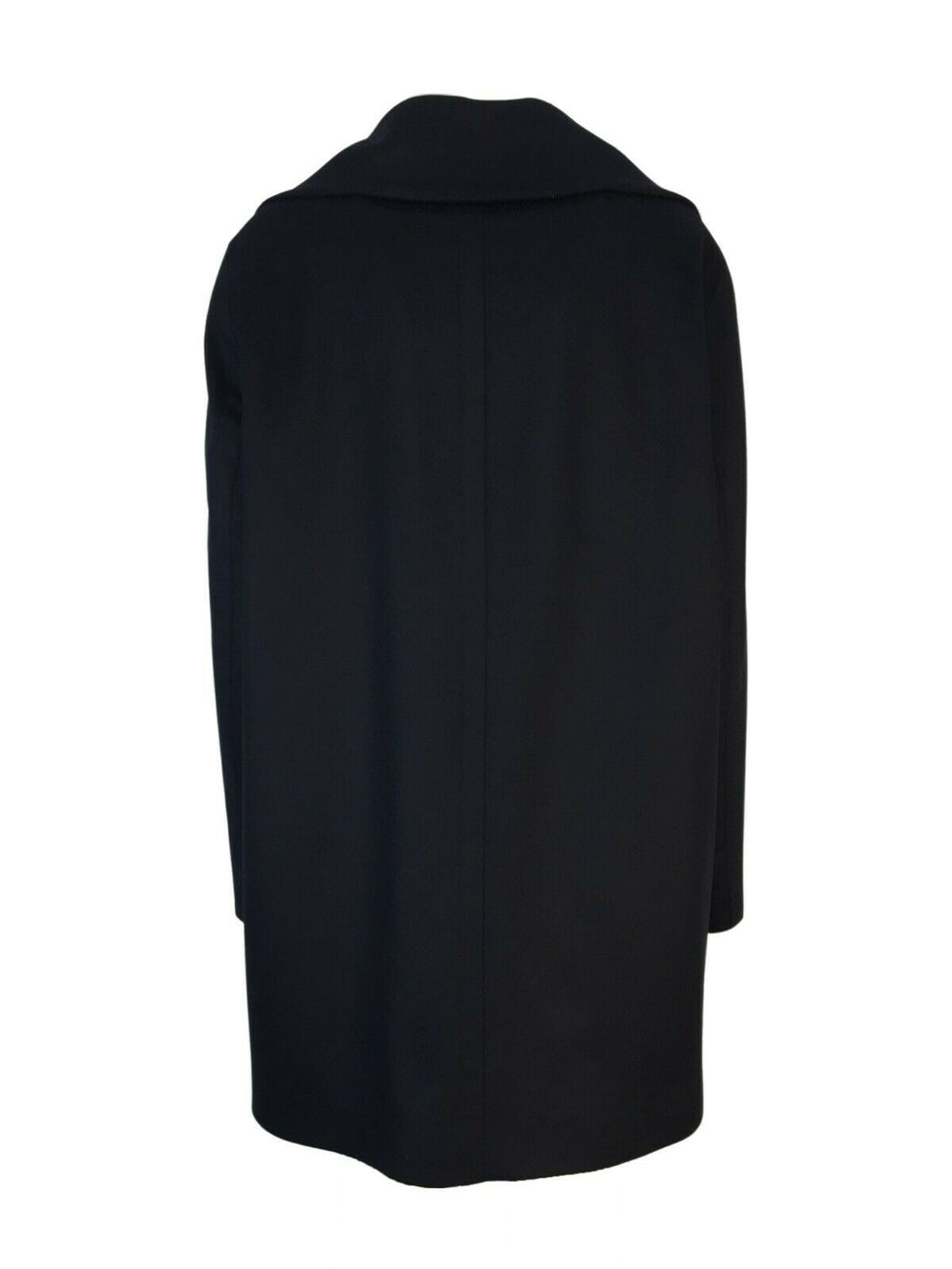 LUCREZIA T giaccone donna doppiopetto blu art LT21604LU550 100% lana MADE IN ITALY